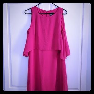 Fushia colored dress